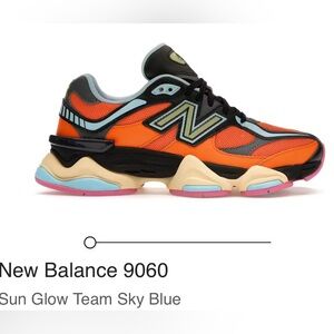 New Balance 9060 Sun Glow Team Sky Blue Men’s Size 8/Women’s 9.5 NEW with BOX